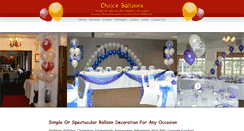 Desktop Screenshot of choiceballoons.info