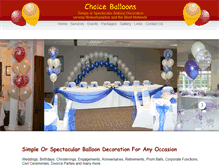 Tablet Screenshot of choiceballoons.info
